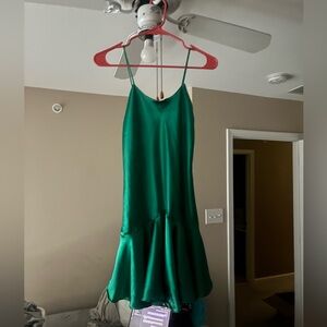 Victoria's Secret Teal Satin Chemise